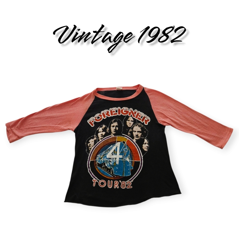 Vtg '82 Concert T-Shirt Foreigner